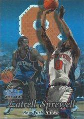Latrell Sprewell [Row 2] #15 Basketball Cards 1998 Flair Showcase Prices