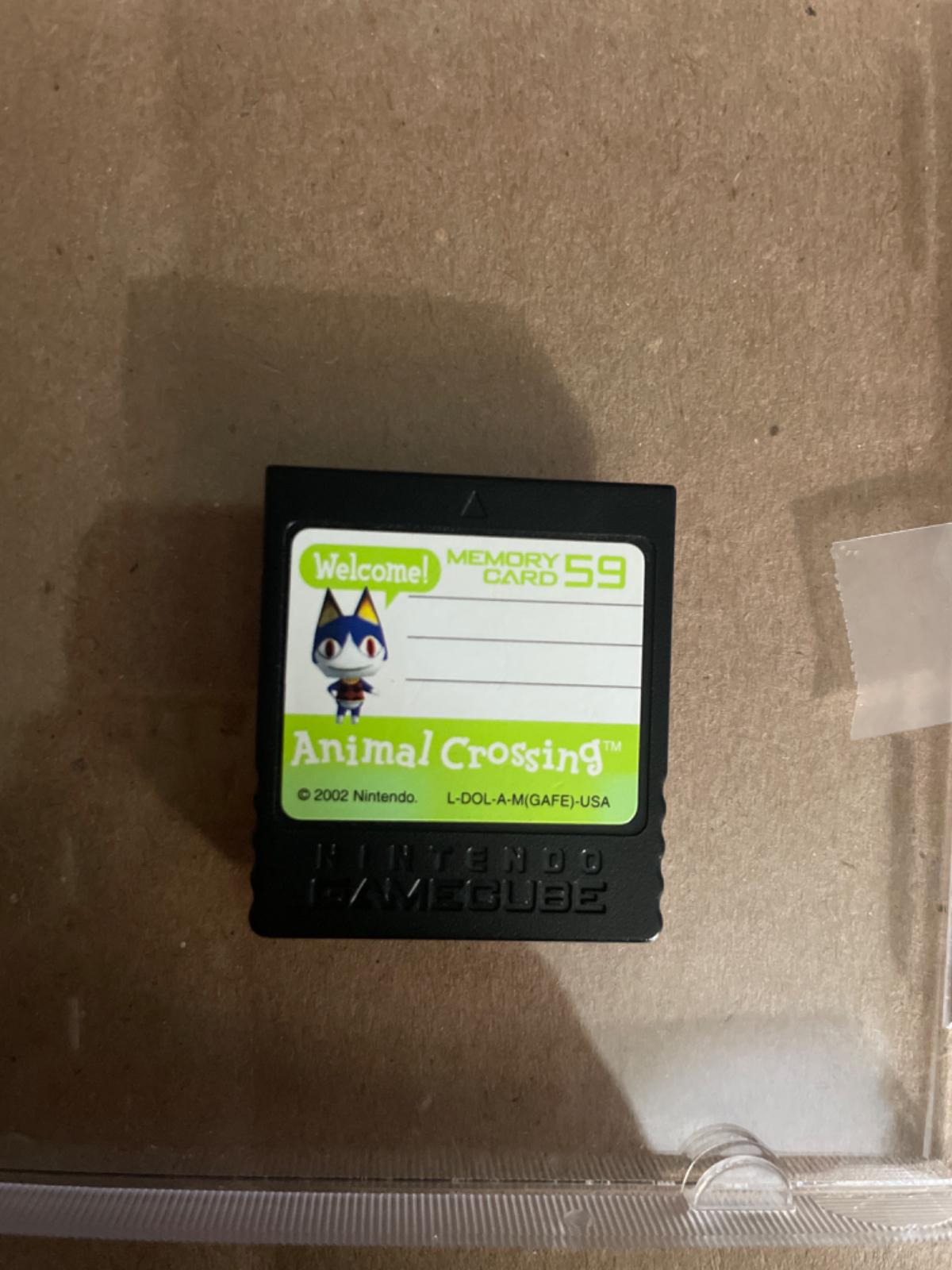 59 Block Memory Card [Animal Crossing Rover] Gamecube