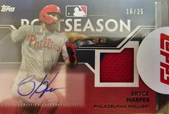 Bryce Harper [Red] #PPAR-BH Baseball Cards 2023 Topps Postseason Performance Autograph Relics Prices