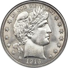 1913 [PROOF] Coins Barber Half Dollar Prices