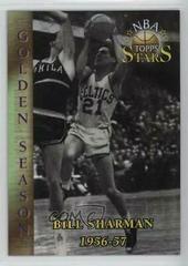 Bill Sharman [Finest Refractor] #92 Basketball Cards 1996 Topps Stars Prices