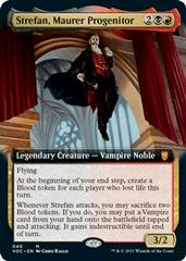 Strefan, Maurer Progenitor [Extended Art] Magic Innistrad: Crimson Vow Commander Prices