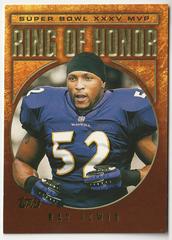 Ray Lewis #RL35 Football Cards 2002 Topps Chrome Ring of Honor Prices
