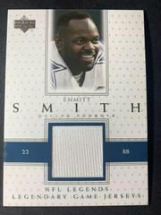 Emmitt Smith Football Cards 2000 Upper Deck Legends Legendary Jerseys Prices