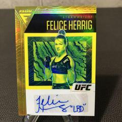 Felice Herrig [Gold] Ufc Cards 2021 Panini Chronicles UFC Flux Auto Prices