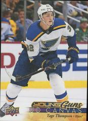 Tage Thompson Hockey Cards 2017 Upper Deck Canvas Prices