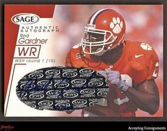 Rod Gardner [Red] #A16 Football Cards 2001 Sage Autographs Prices
