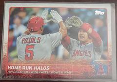 Front Of Card | Albert Pujols, Mike Trout Baseball Cards 2015 Topps Update