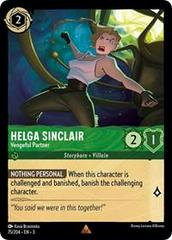 Helga Sinclair - Vengeful Partner #75 Lorcana Into the Inklands Prices