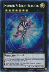 Number 7: Lucky Straight [1st Edition] YuGiOh Galactic Overlord Prices
