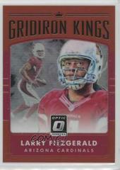 Larry Fitzgerald [Red] Football Cards 2016 Panini Donruss Optic Gridiron Kings Prices