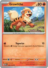 Growlithe #58 Pokemon Scarlet & Violet 151 Prices