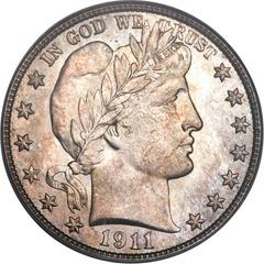 1911 [PROOF] Coins Barber Half Dollar Prices
