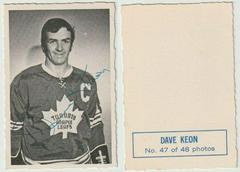 Dave Keon Hockey Cards 1970 O-Pee-Chee Deckle Edge Prices