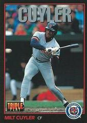 Milt Cuyler #44 Baseball Cards 1993 Panini Donruss Triple Play Prices