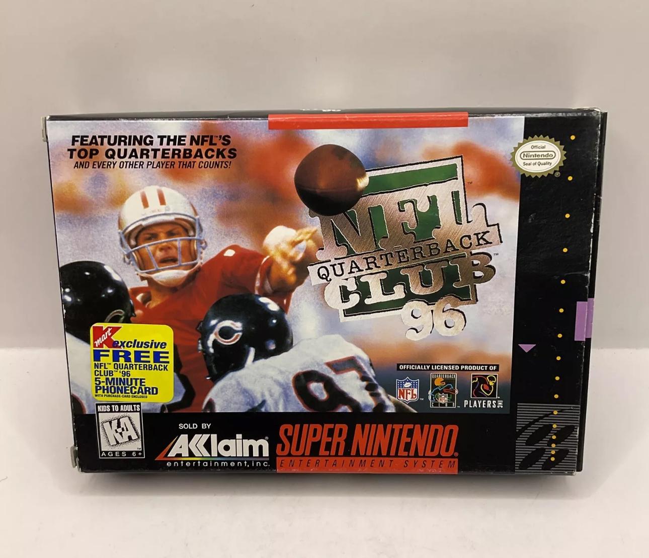 NFL Quarterback Club 96 [Kmart] Super Nintendo