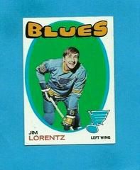 Jim Lorentz Hockey Cards 1971 Topps Prices