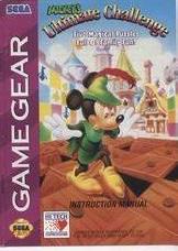 Mickey'S Ultimate Challenge - Manual | Mickey's Ultimate Challenge Sega Game Gear