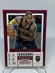 LeBron James [Blue Jersey] #36 Basketball Cards 2017 Panini Contenders Draft Picks Prices