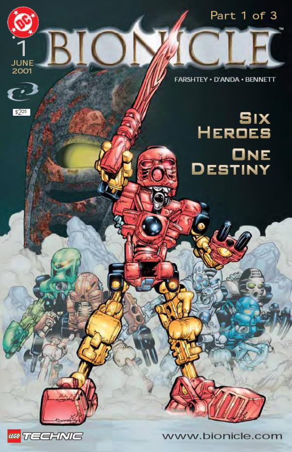 Bionicle #1 (2001) Comic Books Bionicle