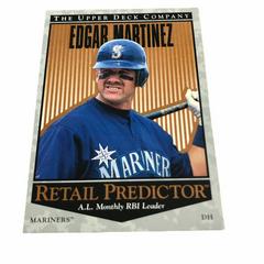 Edgar Martinez #R16 Baseball Cards 1996 Upper Deck Retail Predictor Prices
