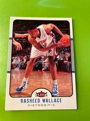 Rasheed Wallace #55 Basketball Cards 2006 Fleer Prices