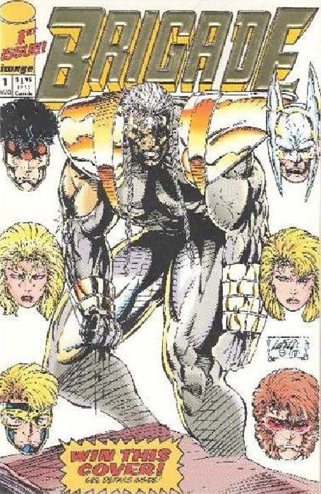 Brigade [Gold Foil Logo] #1 (1992) Comic Books Brigade