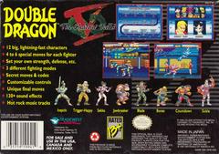 Double Dragon V: The Shadow Falls - Back | Double Dragon V The Shadow Falls Super Nintendo