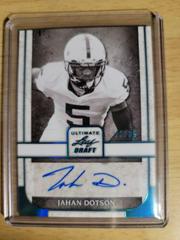 Jahan Dotson [Emerald Spectrum] #PA-JD1 Football Cards 2022 Leaf Ultimate Draft Portrait Autographs Prices