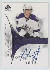 Alec Martinez [Autograph] Hockey Cards 2009 SP Authentic Prices