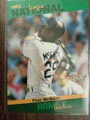 Fred McGriff Baseball Cards 1993 Score Select Stat Leaders Prices