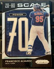 Francisco Alvarez #SC3 Baseball Cards 2023 Panini Prizm 20-80 Scale Prices