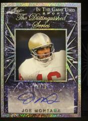 Joe Montana Football Cards 2022 Leaf In the Game Used Distinguished Series Prices