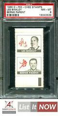 Les Binkley, Bernie Parent Hockey Cards 1969 O-Pee-Chee Stamps Prices
