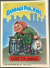 GRETA Garbage #141b 1986 Garbage Pail Kids Prices