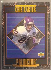 Cris Carter Football Cards 1995 Upper Deck Predictor League Leaders Retail Prices