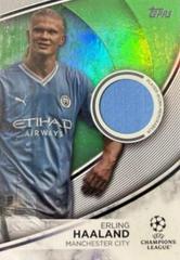 Erling Haaland [Neon Green Foilboard] #TS-EH Soccer Cards 2023 Topps UEFA Club Superstar Relic Prices