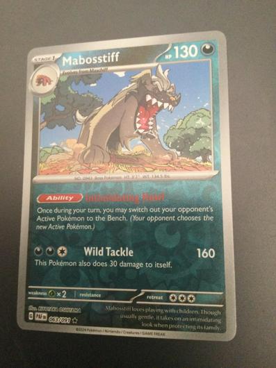 Mabosstiff [Reverse Holo] #63 photo