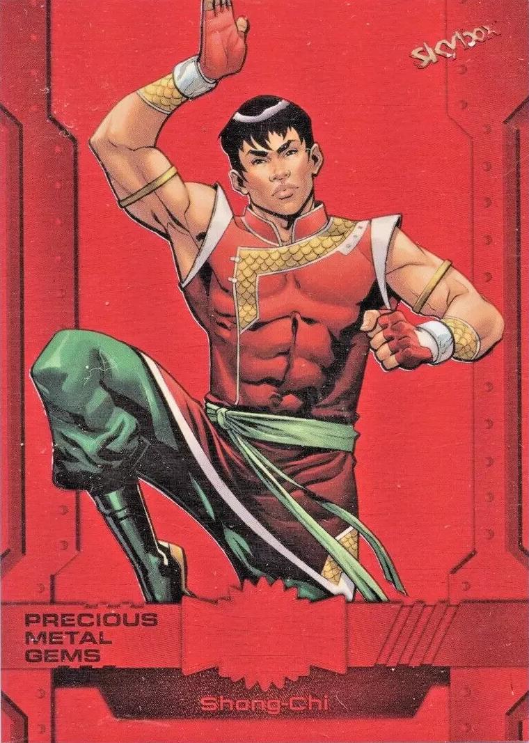 Shang-Chi [Red Precious Metal Gems] #140 2024 SkyBox Metal Universe Avengers