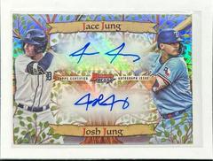 Jace Jung, Josh Jung Baseball Cards 2023 Bowman's Best Family Tree Dual Autographs Prices