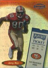 Jerry Rice Football Cards 1999 Playoff Contenders Ssd Prices
