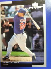 Matt Stairs #205 Baseball Cards 2001 Upper Deck MVP Prices