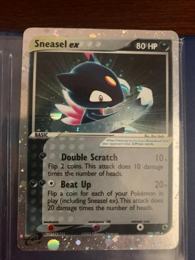 Sneasel EX #103 photo