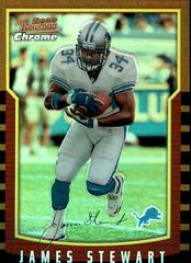 James Stewart [Refractor] Football Cards 2000 Bowman Chrome Prices