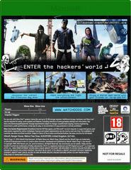 Cover (Back) | Watch Dogs 2 [Deluxe Edition] PAL Xbox One