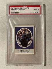 Rayfield Wright Football Cards 1972 Sunoco Stamps Prices