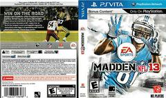 Artwork - Back, Front | Madden NFL 13 Playstation Vita