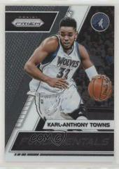 Karl Anthony Towns #17 Basketball Cards 2017 Panini Prizm Fundamentals Prices