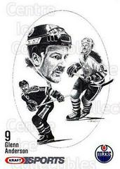 Glenn Anderson Hockey Cards 1986 Kraft Drawings Prices