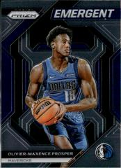 Olivier-Maxence Prosper #28 Basketball Cards 2023 Panini Prizm Emergent Prices